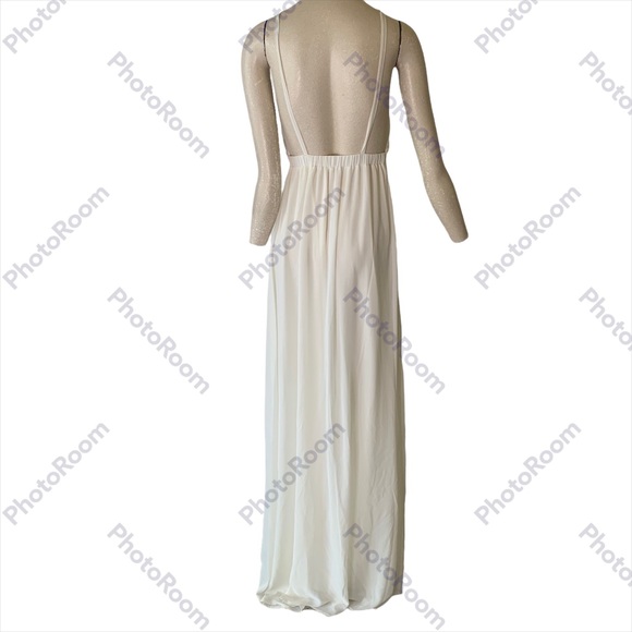 Show Me Your Mumu Amanda Maxi Dress Ivory Small - Picture 3 of 6
